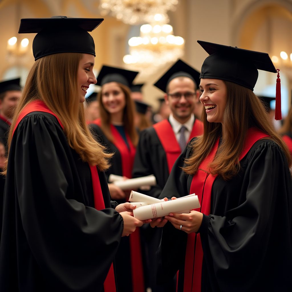 Graduación de estudiantes de trading